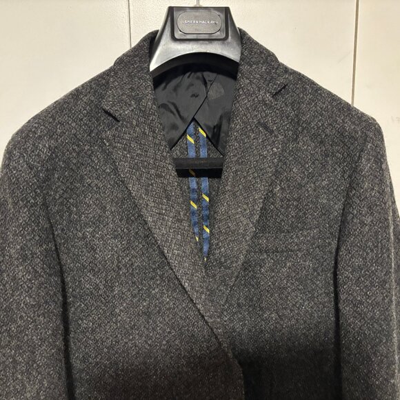 BNWOT Polo Ralph Lauren Unstructured Charcoal Grey Sport Coat/Blazer - 44 - Picture 2 of 12